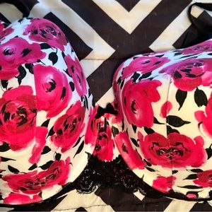 NWOT Torrid 48DD Rose Underwire Bra